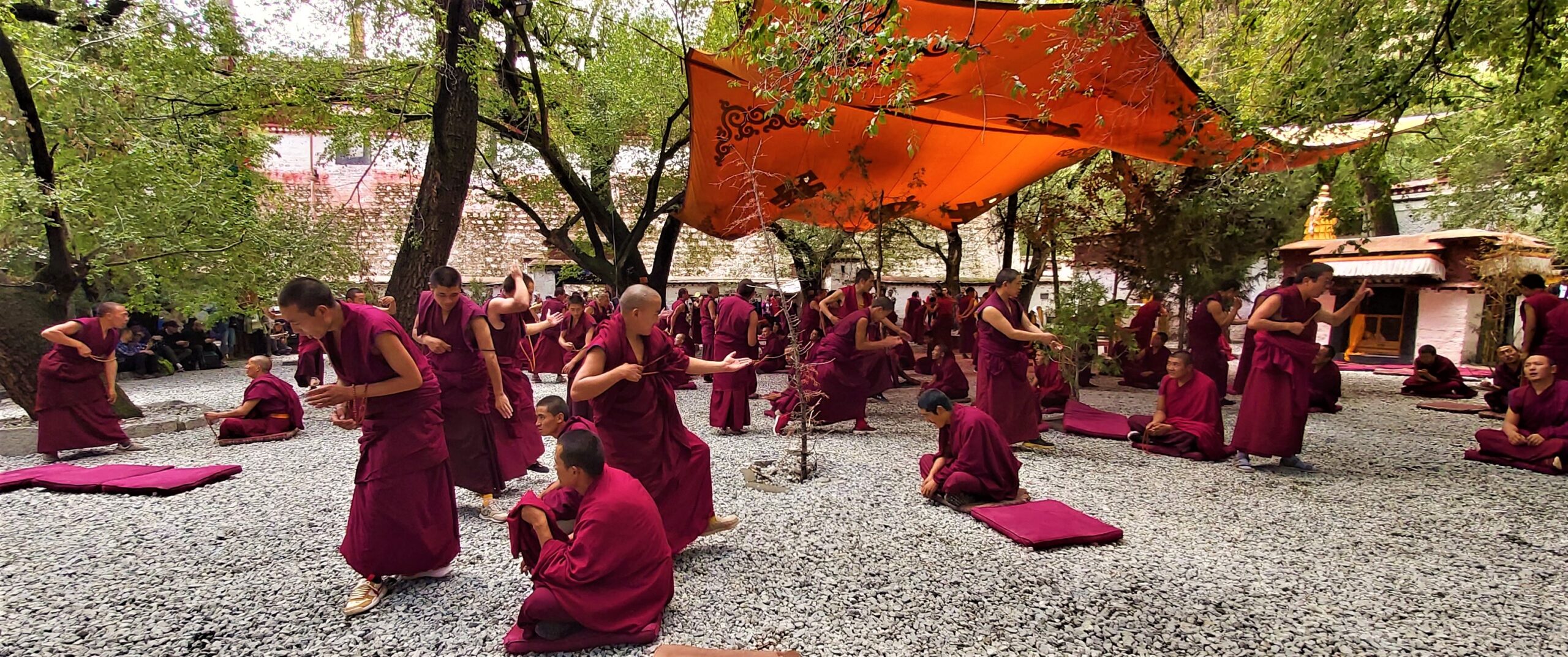 Debates among monks - Sera Monastery